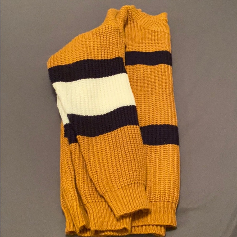 Color Block Knitted Sweater